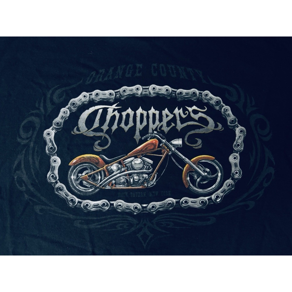 Vintage Y2K Orange County Choppers Size 2XL Biker Motorcycle New York OCC Tshirt